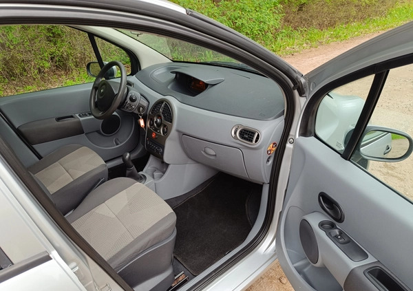 Renault Modus cena 8900 przebieg: 162000, rok produkcji 2007 z Jaraczewo małe 277